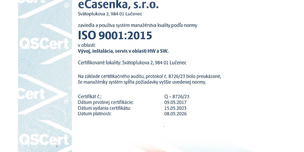 SK - ISO 9001:2015
