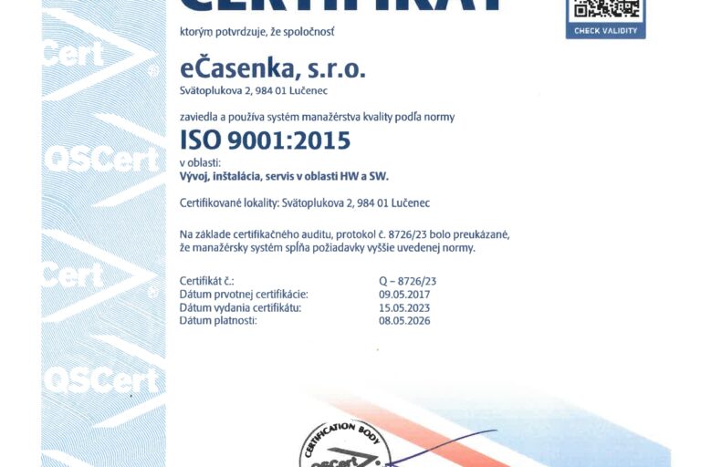 SK - ISO 9001:2015